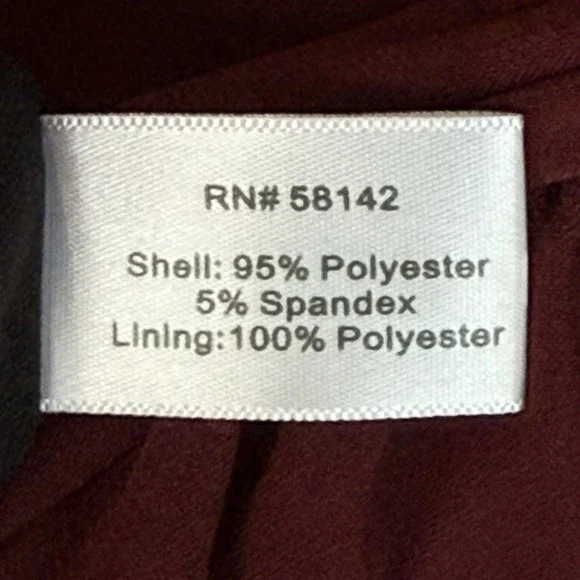 Boston Proper Dress Women 8 Burgundy Red Revenge Holiday Cocktail Cutout Scarlet - Picture 7 of 9